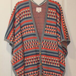 Gorgeous Fall Colors, Fall Cape, Size M-L